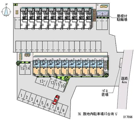 ★手数料０円★新潟市西区五十嵐一の町　月極駐車場（LP）